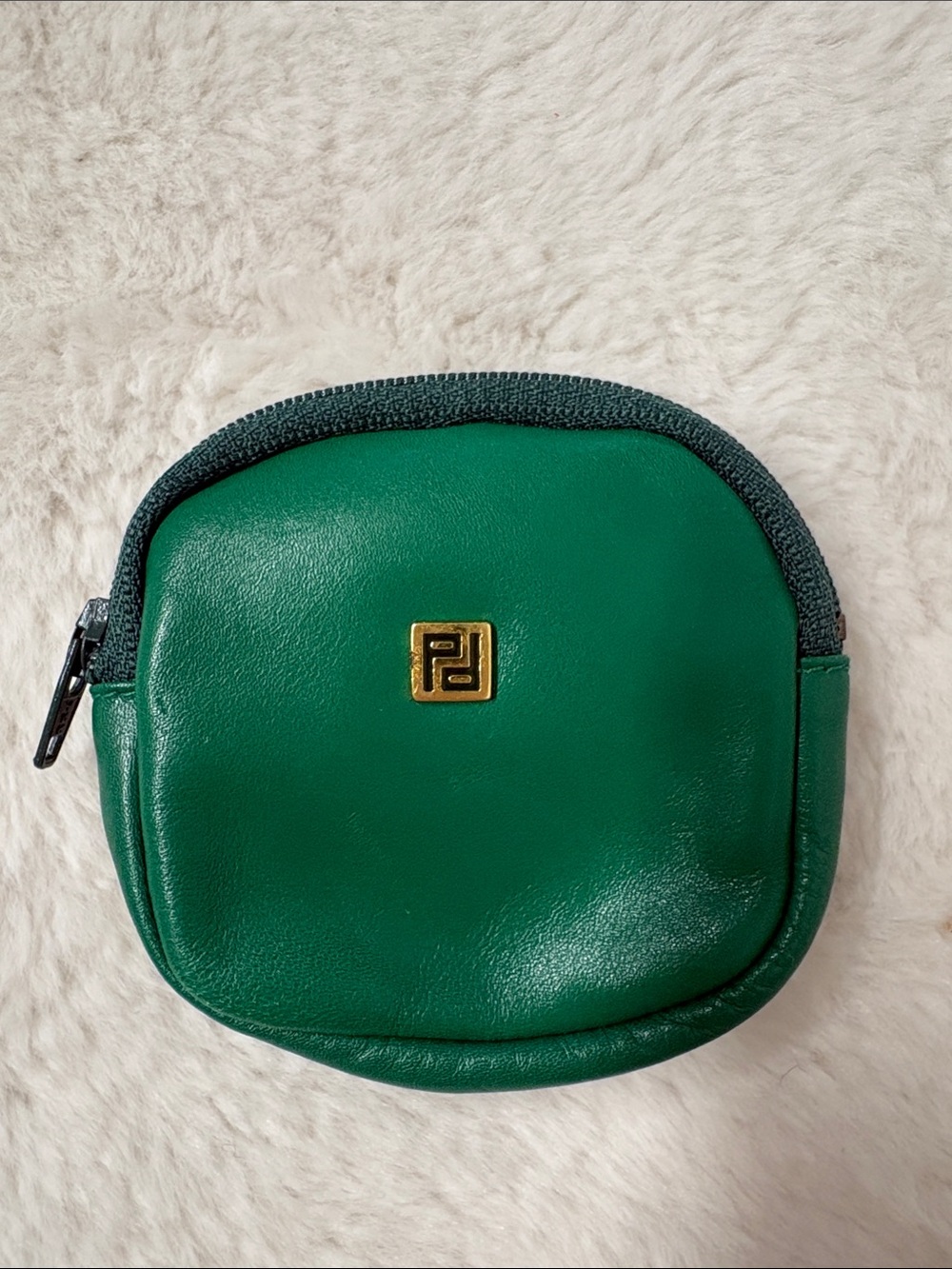PERUZZI Vintage Green Coin Purse